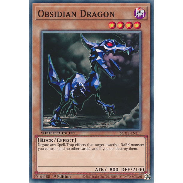 Obsidian Dragon - SGX3-ENI11 - Common