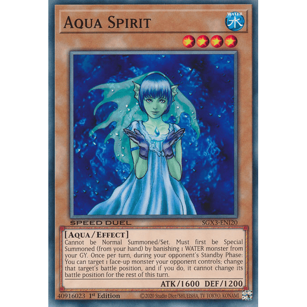 Aqua Spirit - SGX3-ENI20 - Common