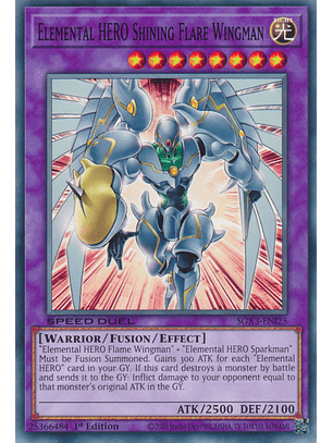 Elemental HERO Shining Flare Wingman - SGX3-ENI25 - Common