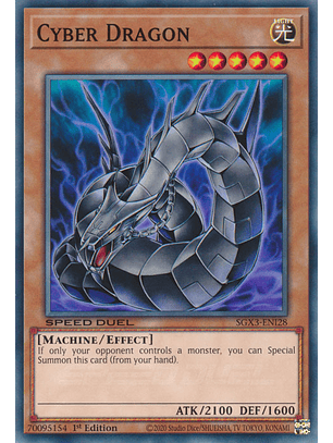 Cyber Dragon (alternate art) - SGX3-ENI28 - Common