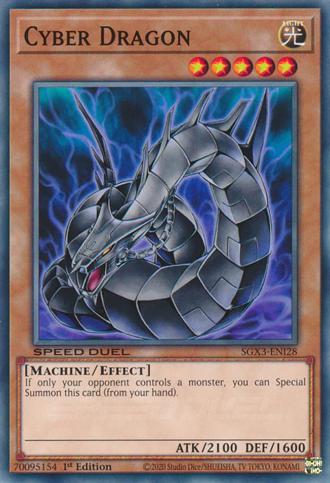 Cyber Dragon (alternate art) - SGX3-ENI28 - Common