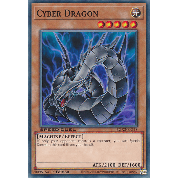 Cyber Dragon (alternate art) - SGX3-ENI28 - Common
