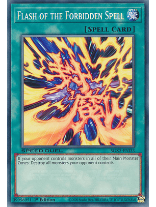 Flash of the Forbidden Spell - SGX3-ENI33 - Common