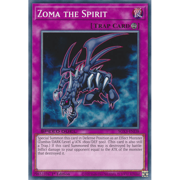 Zoma the Spirit - SGX3-ENI38 - Common