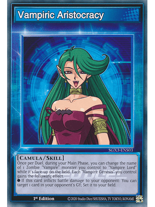 Vampiric Aristocracy - SGX3-ENS03 - Common