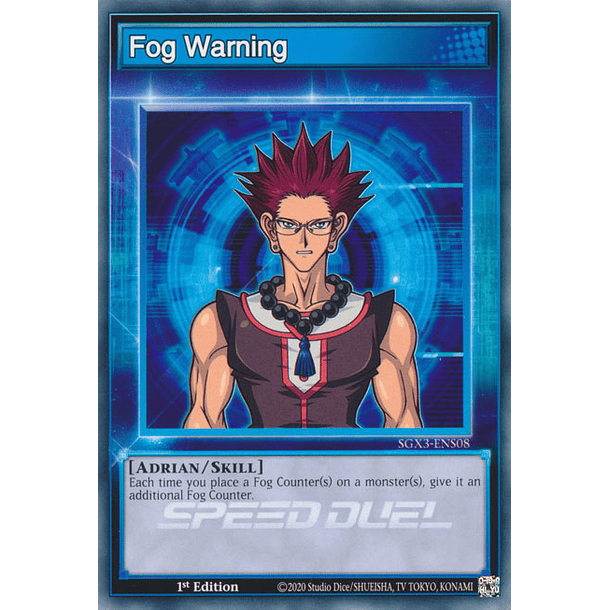 Fog Warning - SGX3-ENS08 - Common 