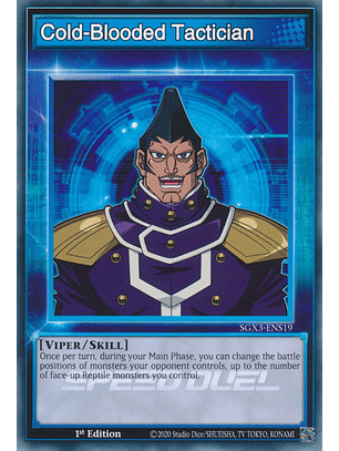 Cold-Blooded Tactician - SGX3-ENS19 - Common