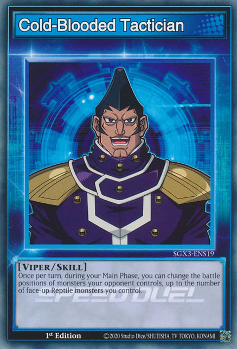 Cold-Blooded Tactician - SGX3-ENS19 - Common