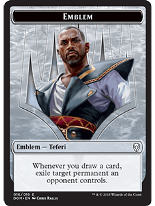 Teferi Emblem 016/016 - DOM