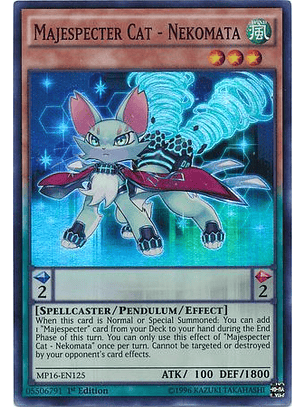 Majespecter Cat - Nekomata - MP16-EN125 - Super Rare 