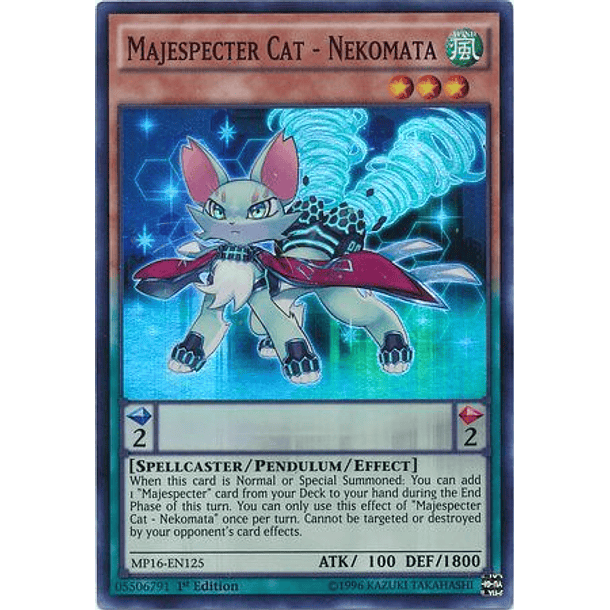 Majespecter Cat - Nekomata - MP16-EN125 - Super Rare 