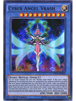 Cyber Angel Vrash - INOV-EN036 - Super Rare 