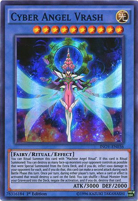 Cyber Angel Vrash - INOV-EN036 - Super Rare 