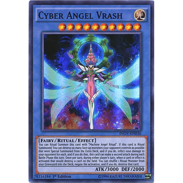 Cyber Angel Vrash - INOV-EN036 - Super Rare 
