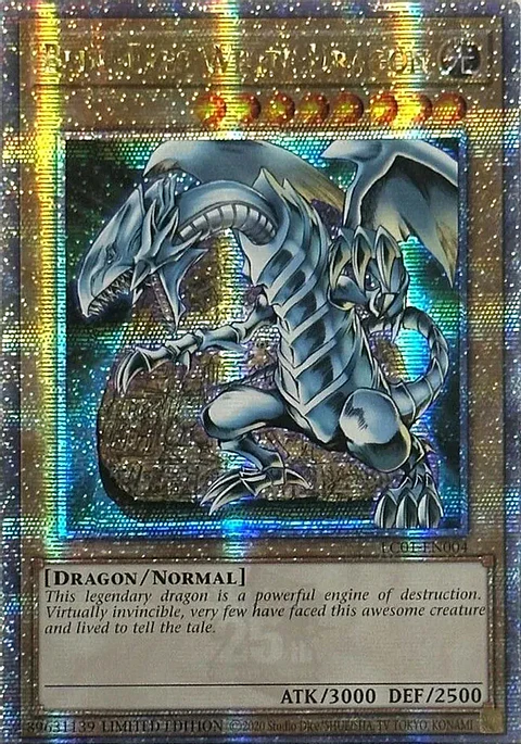 Blue-Eyes White Dragon (Quarter Century Secret Rare) - Legendary Collection: 25th Anniversary Edition LC01-EN004