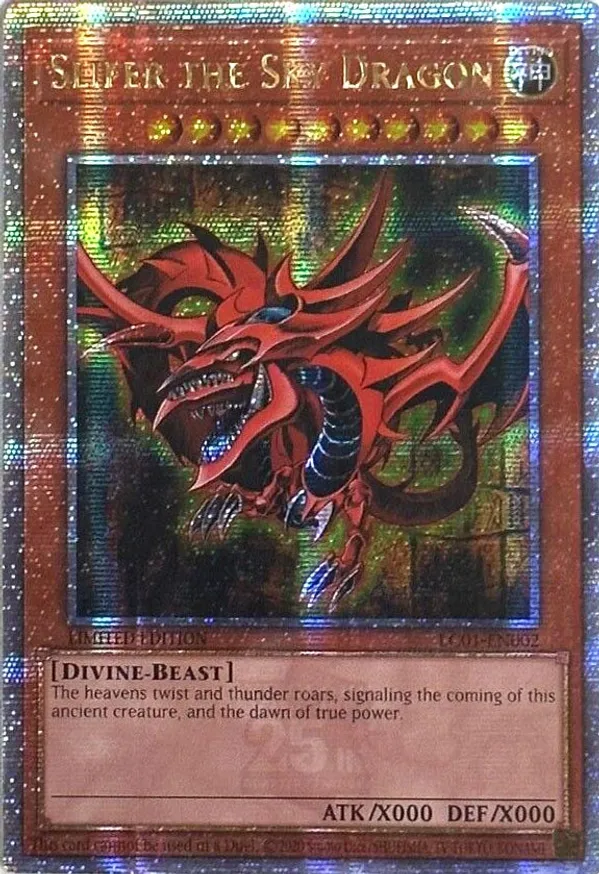 Slifer the Sky Dragon (Quarter Century Secret Rare) - Legendary Collection: 25th Anniversary Edition LC01-EN002 1