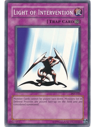 Light of Intervention - PSV-EN031 - Common Unlimited (25th Reprint)