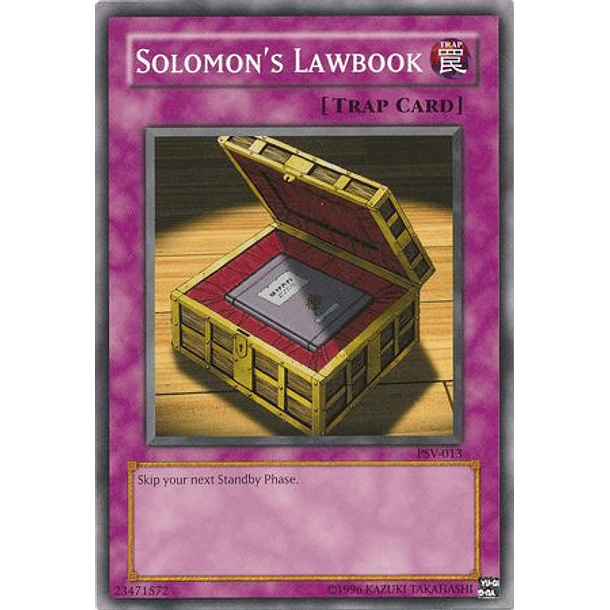 Solomon's Lawbook - PSV-EN013 - Common Unlimited (25th Reprint)