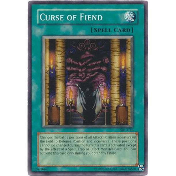 Curse of Fiend - SRL-EN032 - Common Unlimited (25th Reprint)