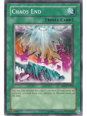 Chaos End - IOC-EN036 - Common Unlimited (25th Reprint)