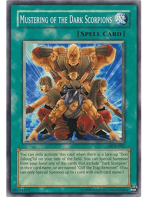 Mustering of the Dark Scorpions - DCR-EN093 - Common Unlimited (25th Reprint)