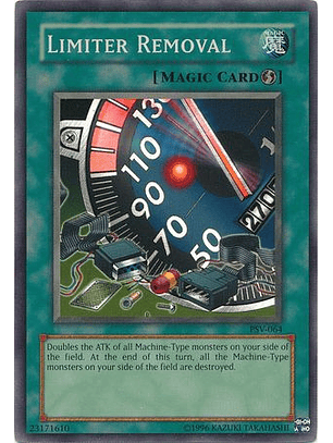 Limiter Removal - PSV-EN064 - Super Rare Unlimited (25th Reprint)