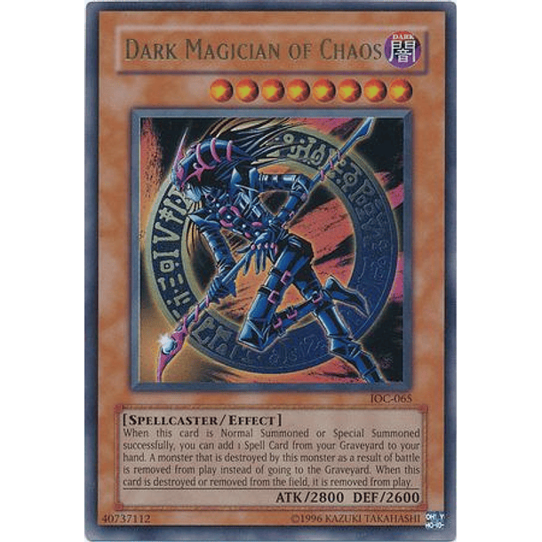 Dark Magician of Chaos - IOC-EN065 - Ultra Rare Unlimited (25th Reprint)