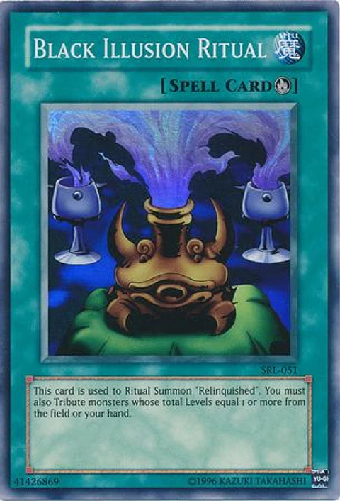 Black Illusion Ritual - SRL-EN051 - Super Rare Unlimited (25th Reprint)