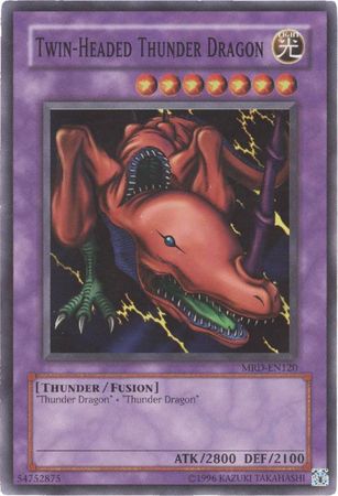 Twin-Headed Thunder Dragon - MRD-EN120 - Super Rare Unlimited (25th Reprint) 1