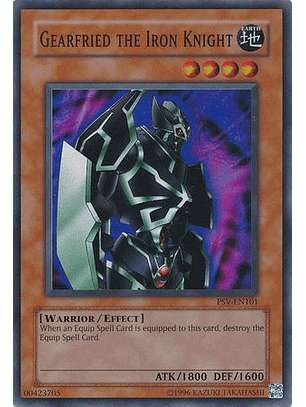 Gearfried the Iron Knight - PSV-EN101 - Super Rare Unlimited (25th Reprint)