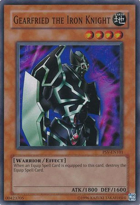 Gearfried the Iron Knight - PSV-EN101 - Super Rare Unlimited (25th Reprint)