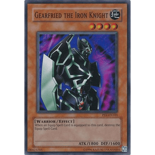 Gearfried the Iron Knight - PSV-EN101 - Super Rare Unlimited (25th Reprint)