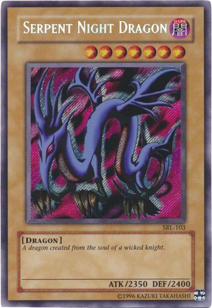 Serpent Night Dragon - SRL-EN103 - Secret Rare Unlimited (25th Reprint) 1