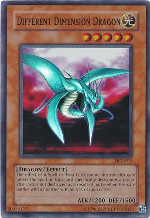 Different Dimension Dragon - DCR-EN015 - Super Rare Unlimited