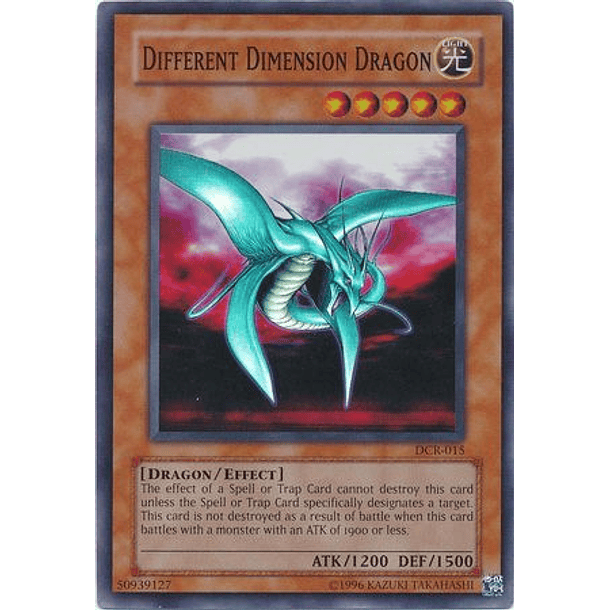 Different Dimension Dragon - DCR-EN015 - Super Rare Unlimited