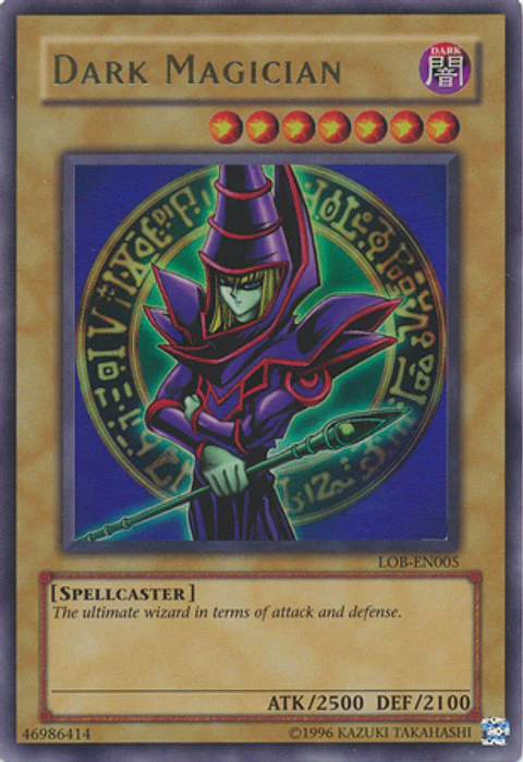 Dark Magician - LOB-EN005 - Ultra Rare Unlimited (Reprint)