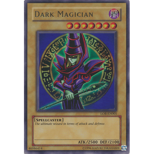 Dark Magician - LOB-EN005 - Ultra Rare Unlimited (25th Reprint)