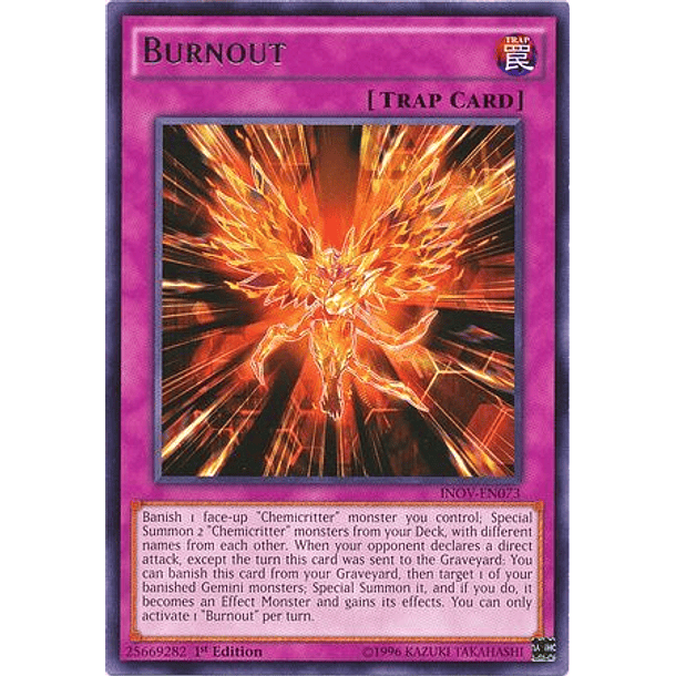 Burnout - INOV-EN073 - Rare 