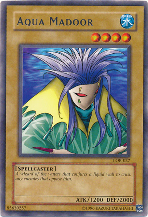 Aqua Madoor - LOB-EN027 - Rare Unlimited (25th Reprint)