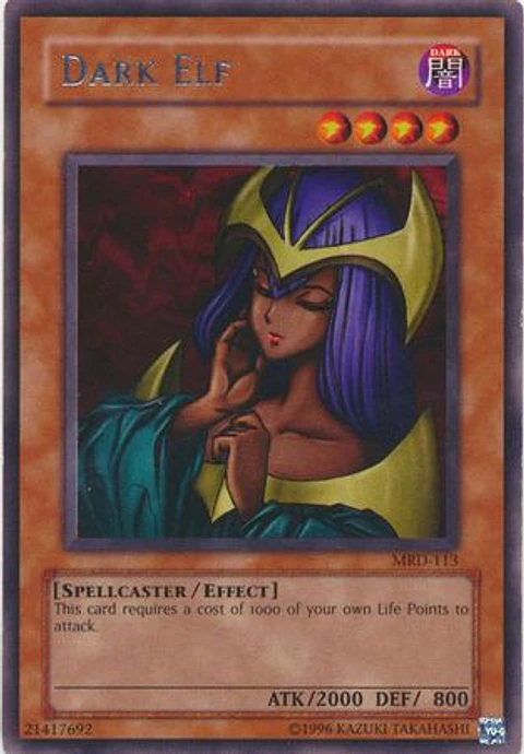 Dark Elf - MRD-EN113 - Rare Unlimited (25th Reprint)