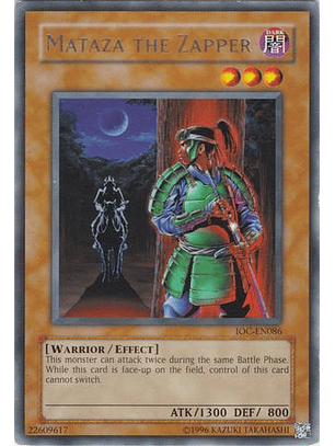 Mataza the Zapper - IOC-EN086 - Rare Unlimited (25th Reprint)