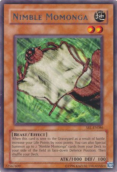 Nimble Momonga - SRL-EN086 - Rare Unlimited (25th Reprint)