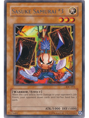 Sasuke Samurai #3 - IOC-EN011 - Rare Unlimited (25th Reprint)