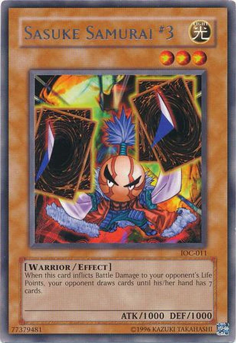 Sasuke Samurai #3 - IOC-EN011 - Rare Unlimited (25th Reprint)