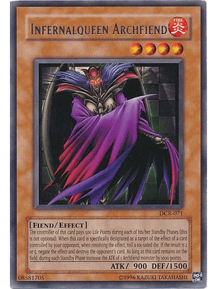 Infernalqueen Archfiend - DCR-EN071 - Rare Unlimited (25th Reprint)