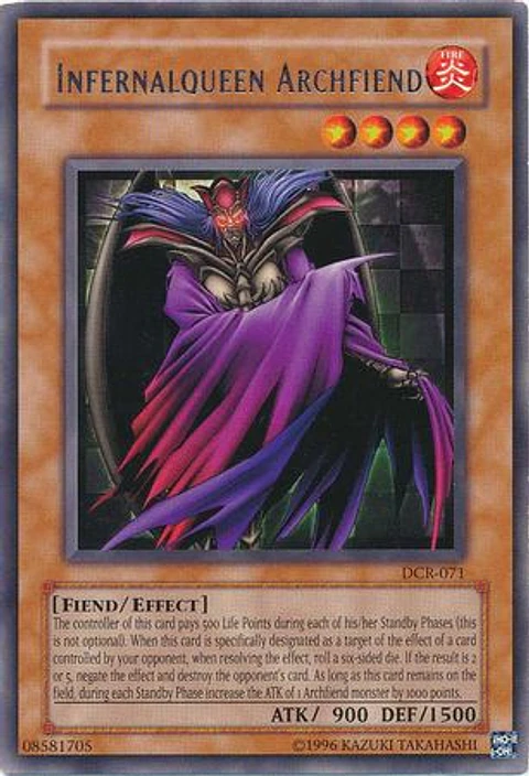 Infernalqueen Archfiend - DCR-EN071 - Rare Unlimited (25th Reprint)
