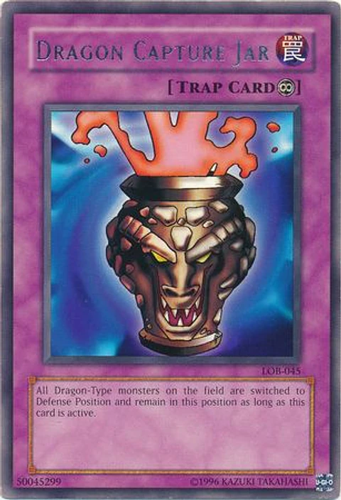 Dragon Capture Jar - LOB-EN045 - Rare Unlimited (25th Reprint)