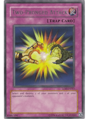 Two-Pronged Attack - LOB-EN061 - Rare Unlimited (25th Reprint)