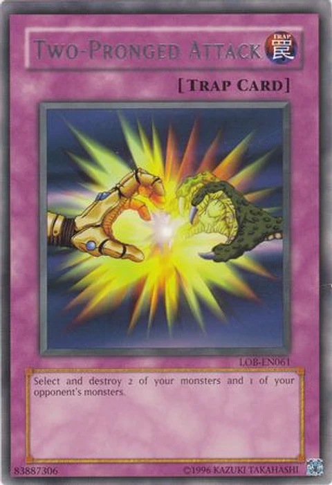 Two-Pronged Attack - LOB-EN061 - Rare Unlimited (25th Reprint)