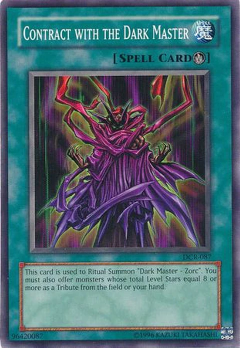 Contract with the Dark Master - DCR-EN087 - Common Unlimited (25th Reprint)